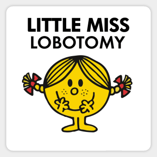 Little Miss Lobotomy Sticker